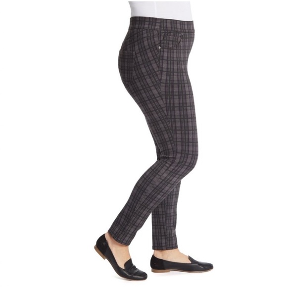 NWT Gloria Vanderbilt Plaid Size 16 Slim pants - Picture 1 of 15